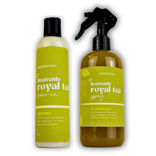 Uhuru Naturals Heavenly Royal Tea Bundles (Spray & Leave-in Conditioner Set)